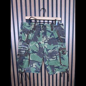 Alpha Industries 30 Mens Green Cargo Camouflage Pockets Heavyweight
